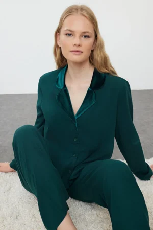 Emerald Green Pajama Set