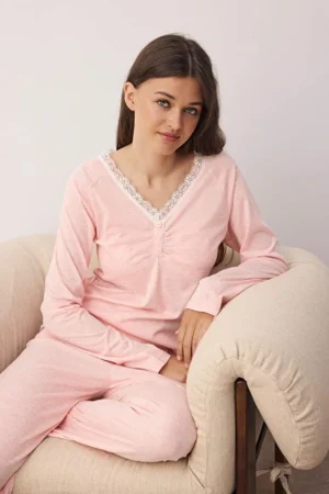 Lace Detailed Pajama Set
