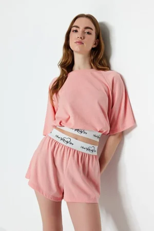 Cotton Elasticated Shorts Pajama Set