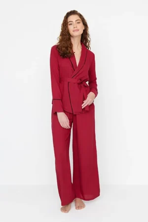 Double Belted Pajama Set