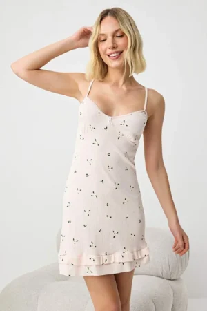 Cotton Floral Nightgown