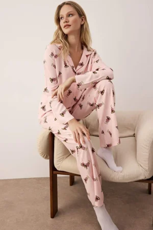 Viscose Printed Pajama Set