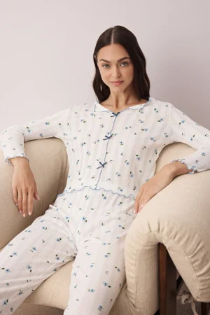 Floral Pajama Set